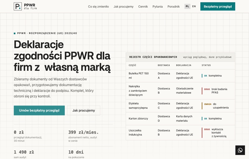 Lajf project: PPWR for manufacturers